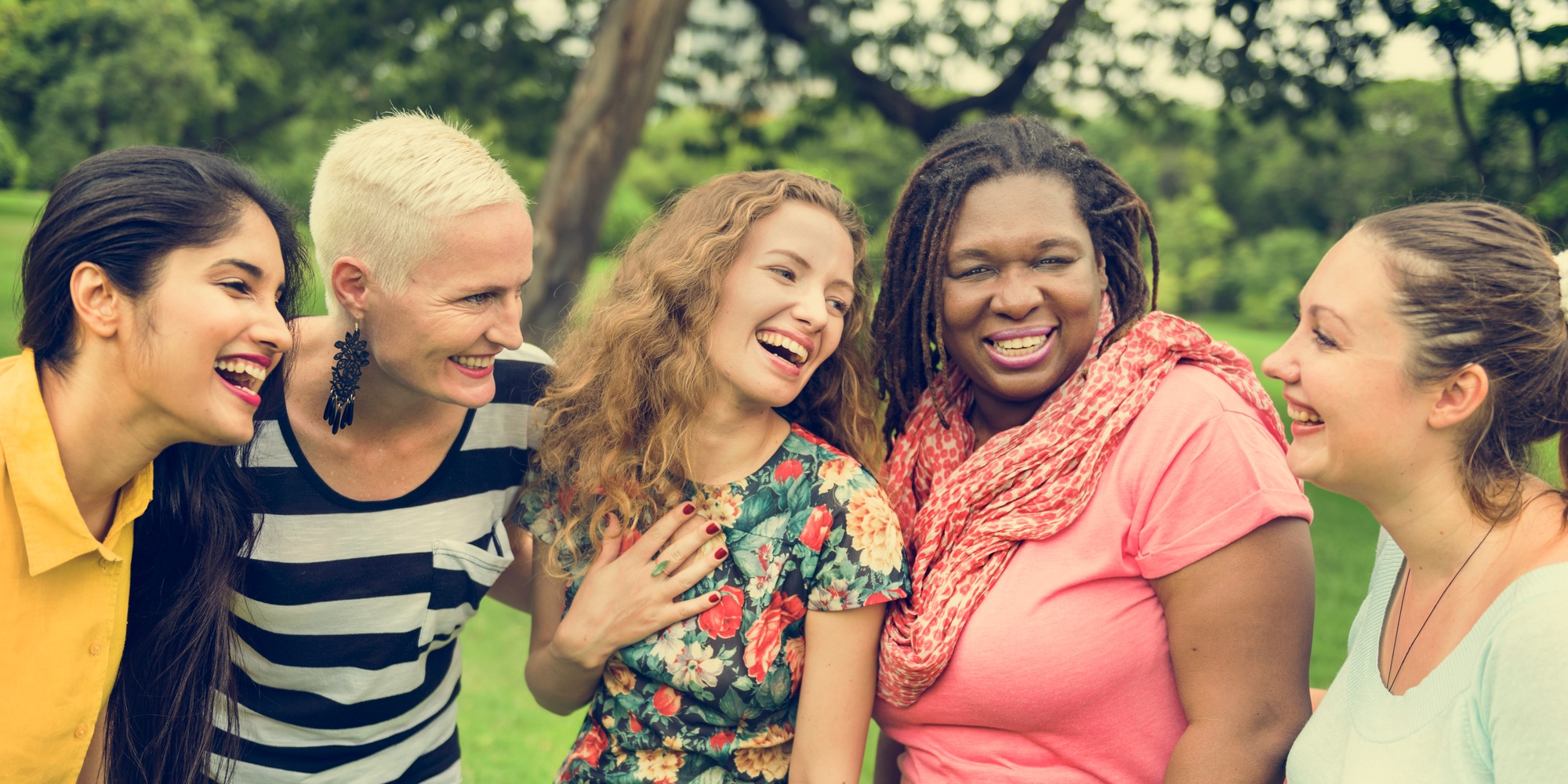 Group of Women Socialize Teamwork Happiness Concept
